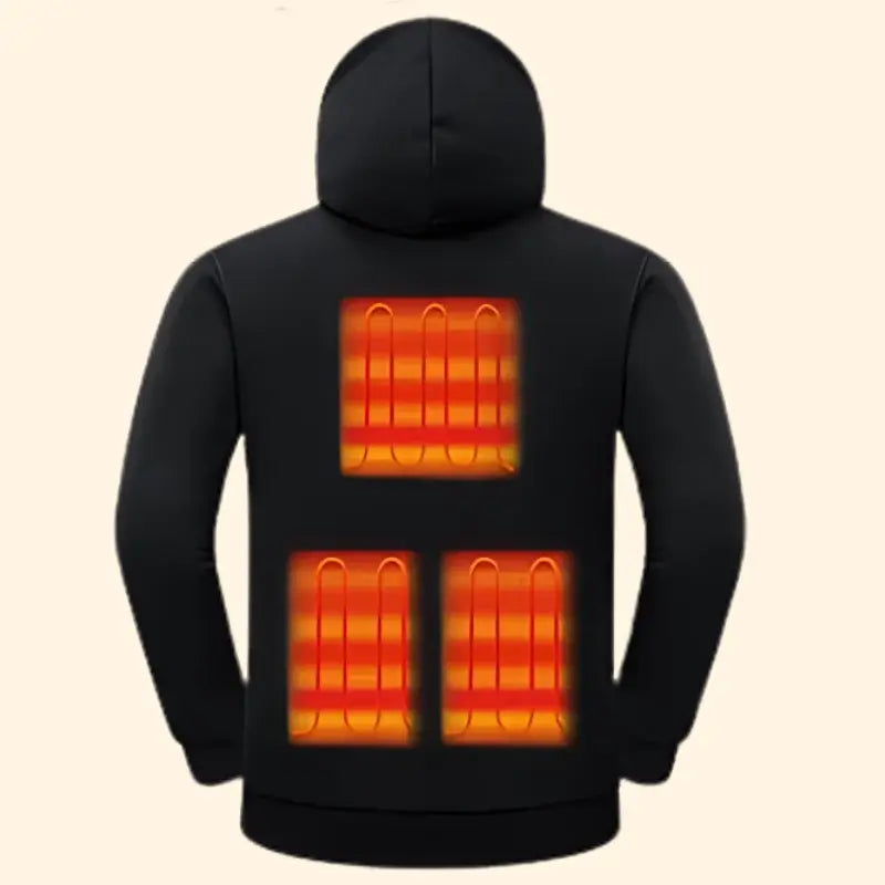 Unisex Heated Zip-Up Hoodie