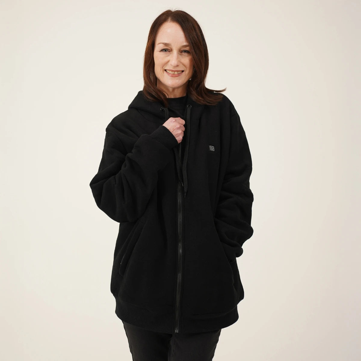 Unisex Heated Zip-Up Hoodie