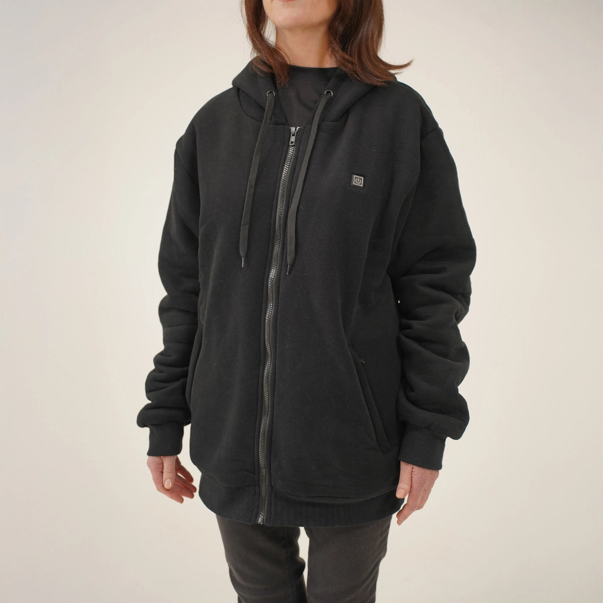 Unisex Heated Zip-Up Hoodie