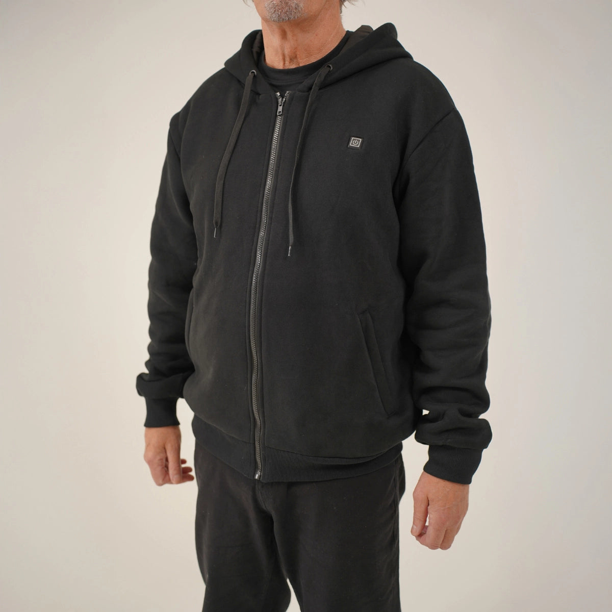 Unisex Heated Zip-Up Hoodie