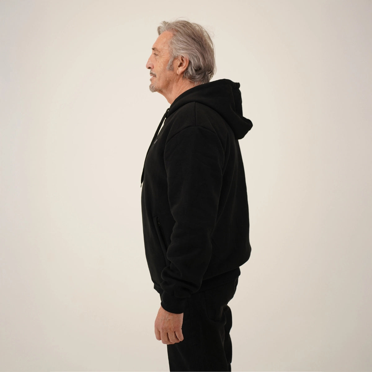 Unisex Heated Zip-Up Hoodie