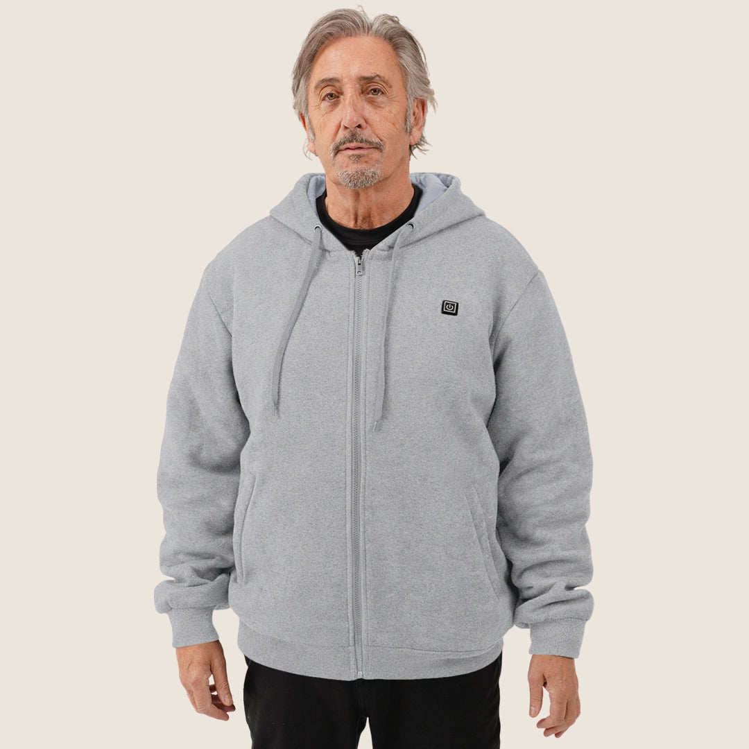 Unisex Heated Zip-Up Hoodie