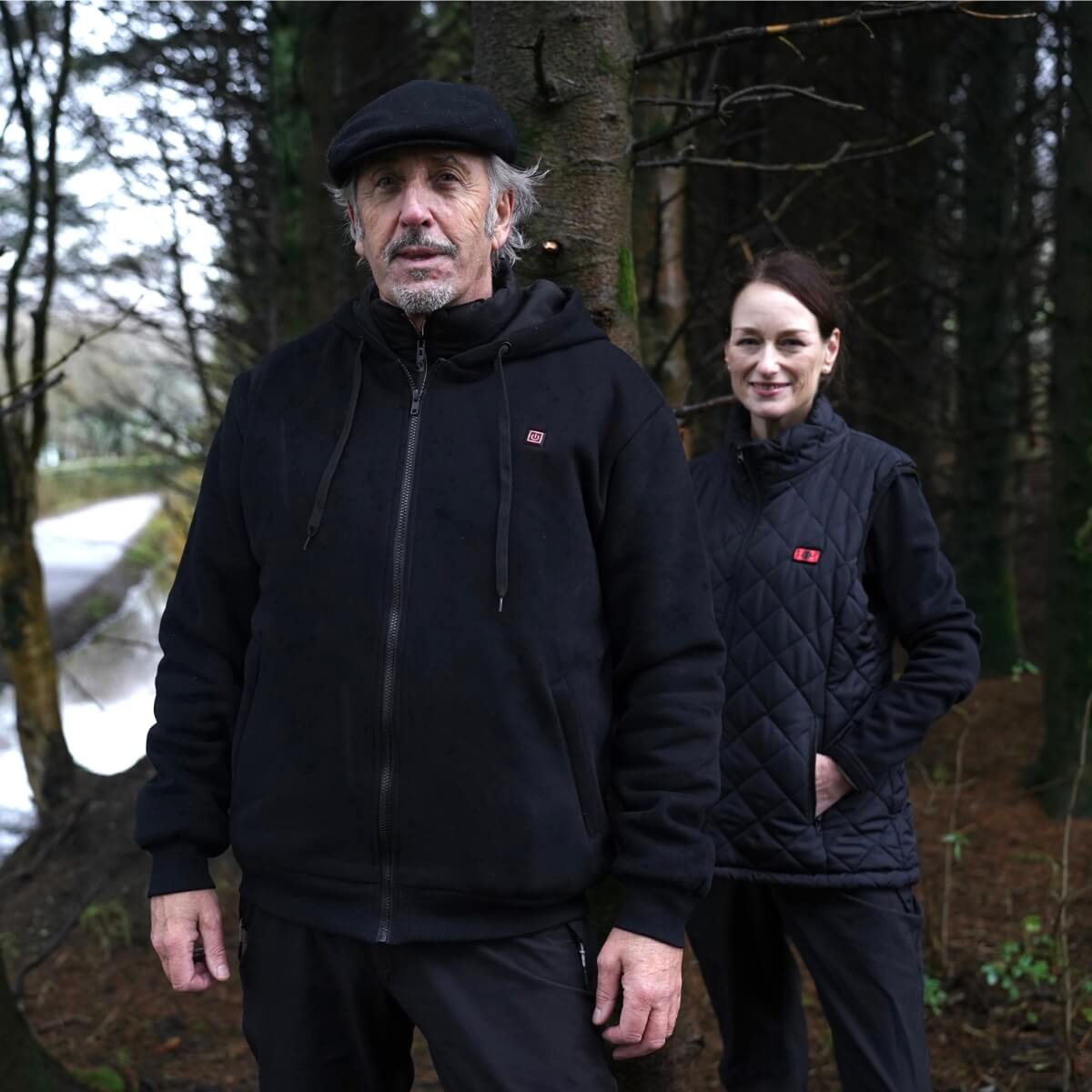 Unisex Heated Zip-Up Hoodie