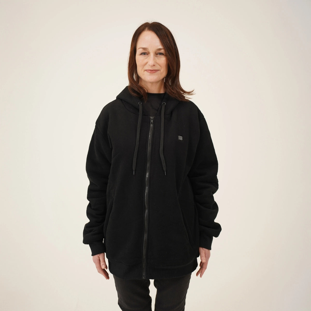 Unisex Heated Zip-Up Hoodie