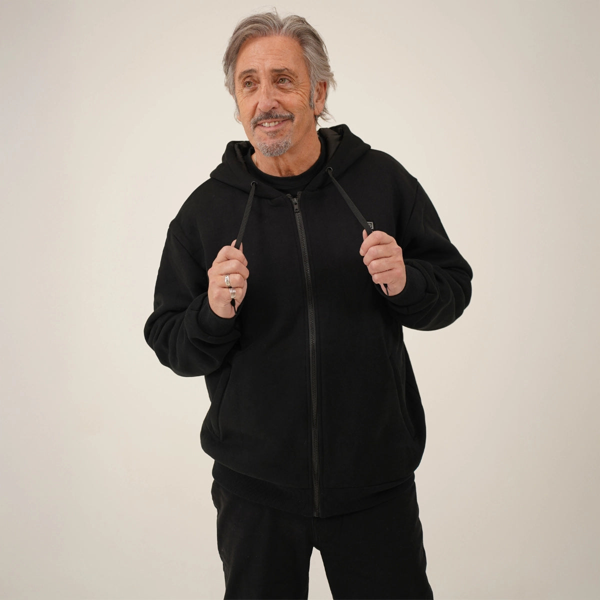 Unisex Heated Zip-Up Hoodie